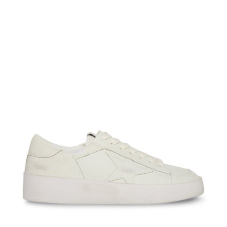 White Steve Madden Perona Women's Sneakers | PH 5084OZP